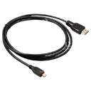 HDTV Micro Cable, 1.5M, Black