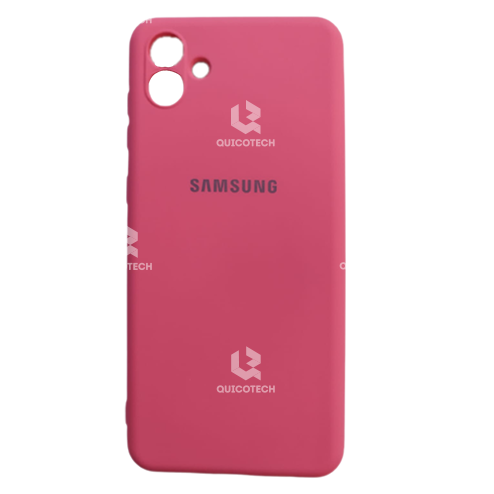 Silicon Cover For Samsung A04, Dark Pink