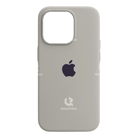 Silicone Case For iPhone 14, Beige
