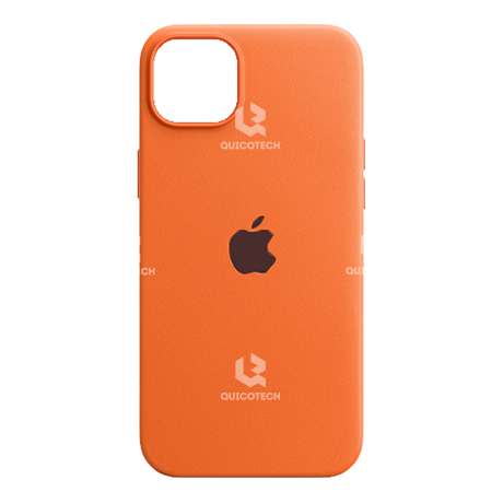 Silicone Case For iPhone 13, Orange