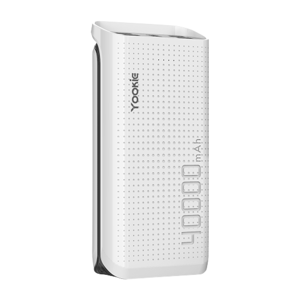 YOOKIE Power Bank Y015, 40000mAh, 4 USB, White