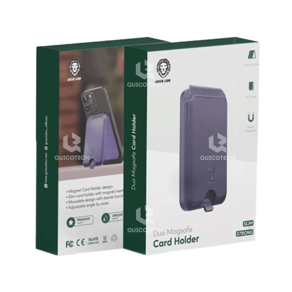 Green Lion Duo MagSafe Card Holder