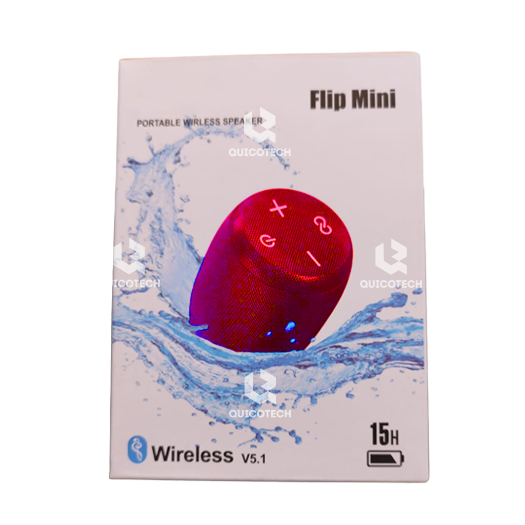 Flip Mini Wireless Speaker,Red