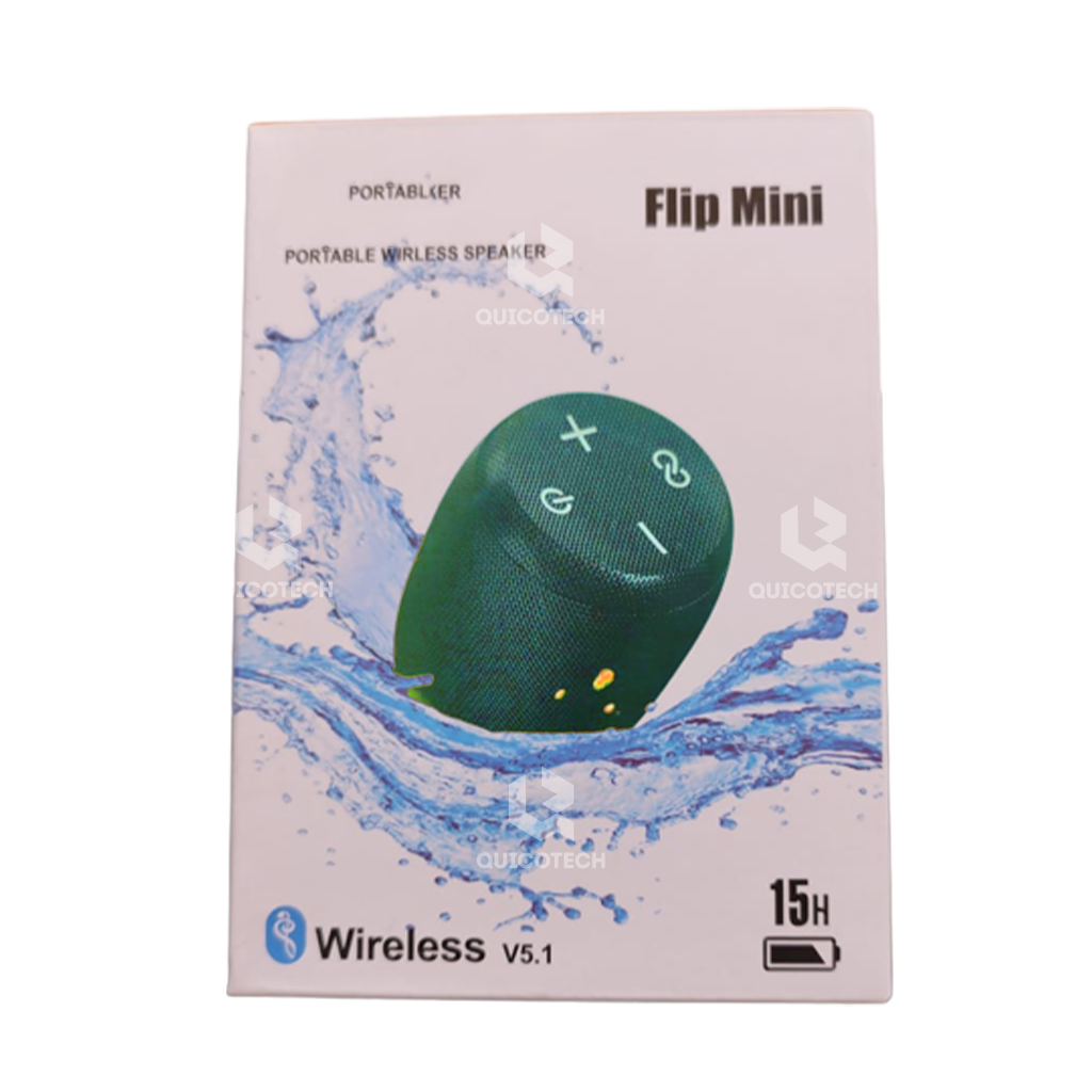 Flip Mini Wireless Speaker, Green
