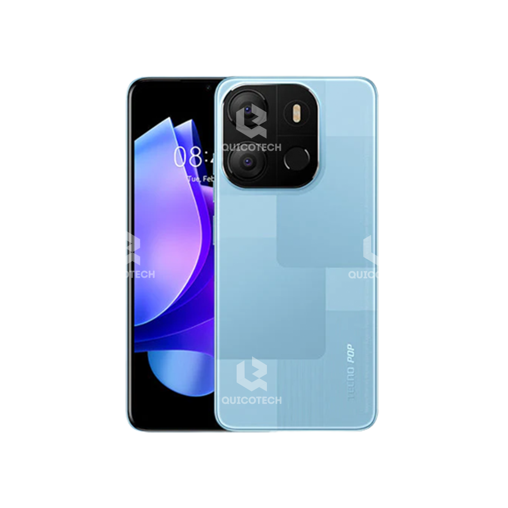 TECNO Pop 7, 64GB, 2GB RAM, Capri Blue