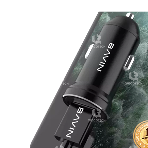 BAVIN Car Charger PC360, Micro, Black