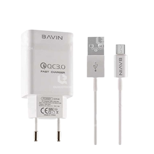 BAVIN Fast Charger PC658Y, Micro Cable, 3.1A