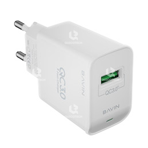 BAVIN Type C Fast Charger PC505Y 3.0A, White