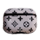 Cover For Airpods Pro, Channel Design, White and Black
