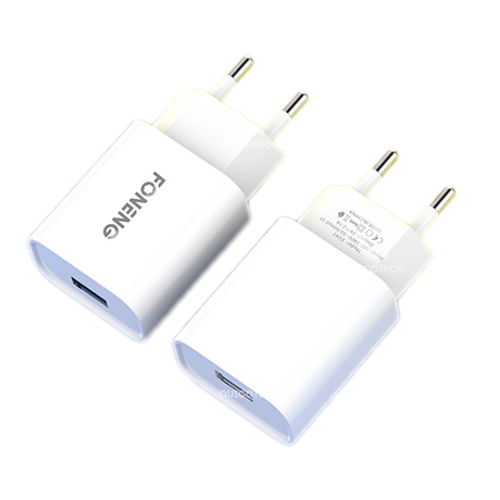 FONENG Type C Charger, 2.1A, EU43, White