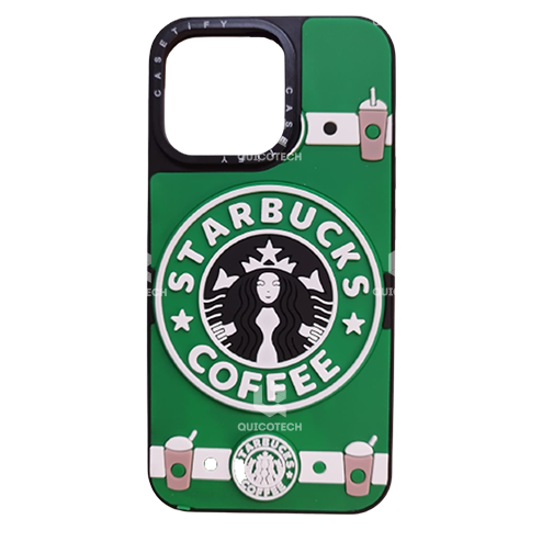 Cover Casetify For iPhone 13 Pro, (Starbucks Design)