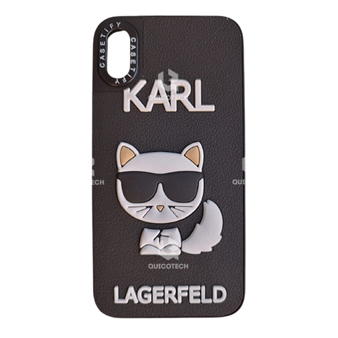 Cover Casetify For iPhone X/XS, (Karl Cat Design)