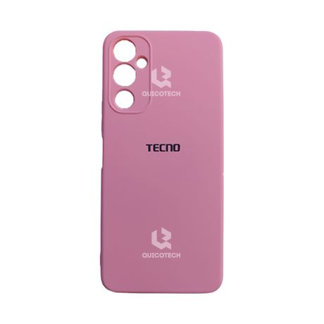 Silicon Cover For Tecno, Pova 4, Light Pink