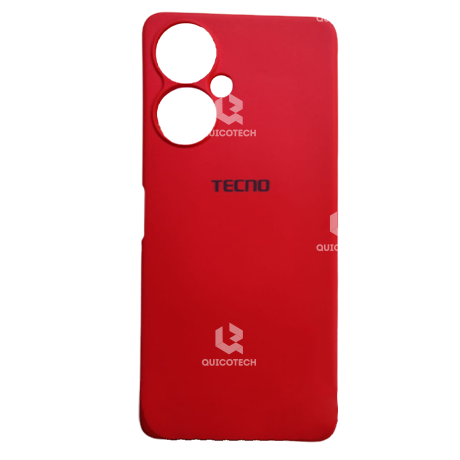 Silicon Cover For Tecno, Camon 19 - 19 Pro, Red