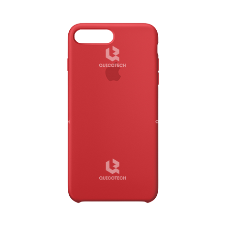 Silicone Case For iPhone 7/8 Plus, Red