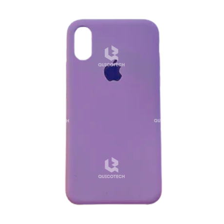 Silicone Case For iPhone X/Xs, Purple