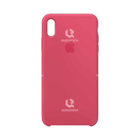 Silicone Case For iPhone Xr, Dark Pink