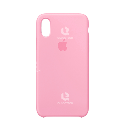 Silicone Case For iPhone Xr, Light Pink