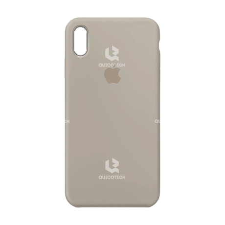 Silicone Case For iPhone Xr, Beige