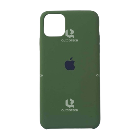 Silicone Case For iPhone 11, Olive Green