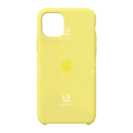 Silicone Case For iPhone 11 Pro Max, Yellow