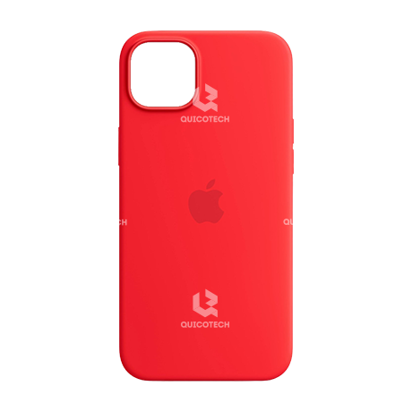 Silicone Case For iPhone 14, Red