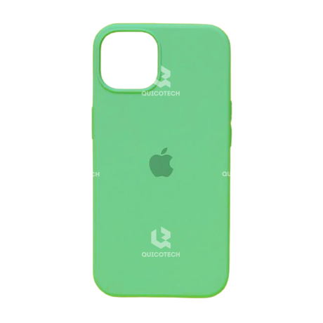 Silicone Case For iPhone 14, Light Green