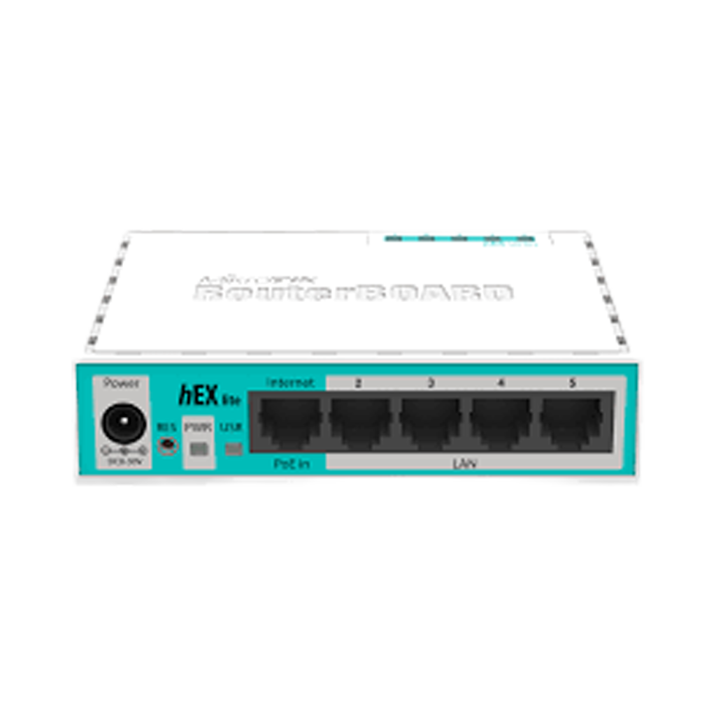 MIKROTIK ETHERNET ROUTER hEX LITE (RB750r2)