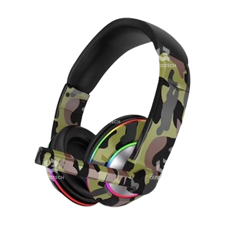 Gaming Headphones J16, Camo dark green