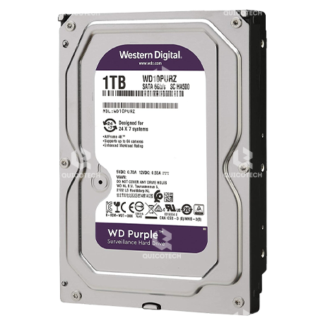 WD Internal HARD DRIVE 1TB Purple for Desktop