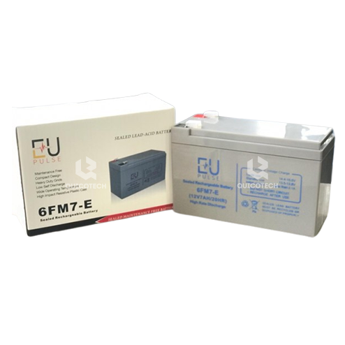 EU PULSE LEAD-ACID BATTERY FOR UPS 12V/7A