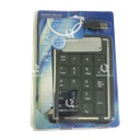 NUMERICAL KEYPAD FLEXIBLE BLACK