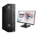 ASUS DESKTOP S500SC TOWER, I3-10105, 4GB, 128GB NVME, WITH LG MONITOR 22"