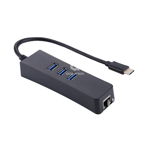 3 PORTS HUB HIGH SPEED ETHERNET ADAPTER