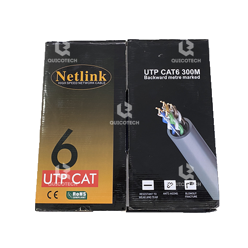 NETLINK UTP CABLE CAT6 300 METER INDOOR (GREY)