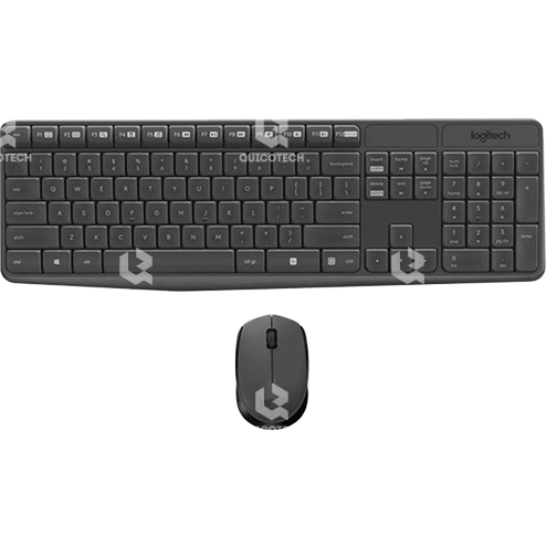 LOGITECH KEYBOARD W/MOUSE COMBO MK235, WIRELESS