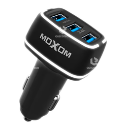 [MO] MOXOM Car Micro Charger, 3 Ports, MX-VC01