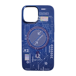 [8.7097-MO] Mostreet Cover For iPhone 14 Pro, Blue