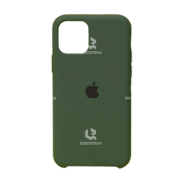 [13.6992-MO] Silicone Case For iPhone 14, Dark Green