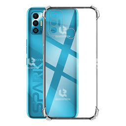 [4.6750] Transparent Cover For Spark 6 Go, Clear Case