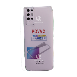 [32.6750] Transparent Cover For Pova 2, Clear Case