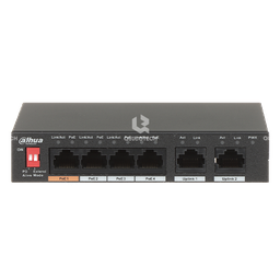 DAHUA SWITCH DH-PFS3006-4ET-36(IN) 4-PORT 2MB-UPLINK 36W POE SWITCH