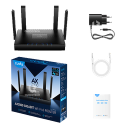 CUDY ROUTER AX3000 WIFI 6 DUAL BAND