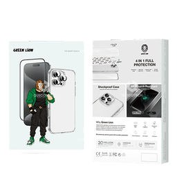 GREEN LION 4 IN 1 PROTECTION PACK IPHONE 16 PRO MAX
